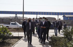 بازدید مهندس لندی معاونت بهره برداری شرکت فولاد خوزستان از مجتمع سیمیدکو
